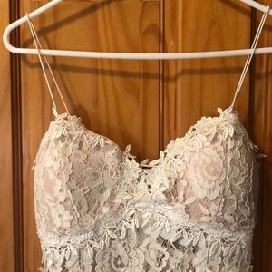 White lace dress-Size medium